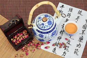 Image showing Rose Flower Tea