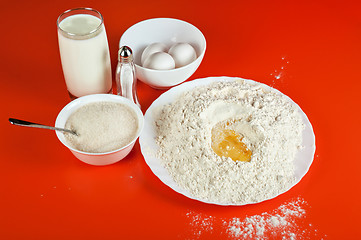 Image showing Baking ingredients