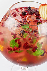 Image showing Berries and fruit cocktail