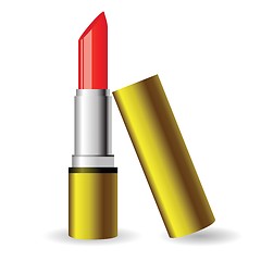 Image showing red lipstick