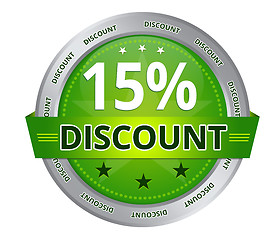 Image showing 15 percent Discount