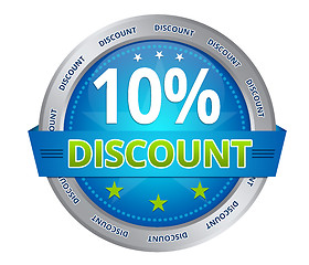 Image showing 10 percent discount