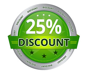 Image showing 25 percent Discount