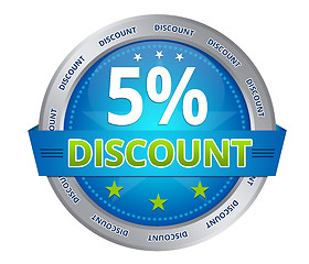 Image showing 5 percent discount