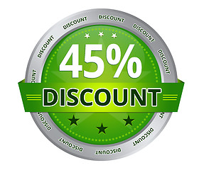 Image showing 45 percent Discount