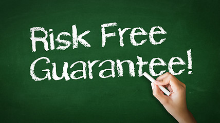 Image showing Risk Free Guarantee Chalk Illustration