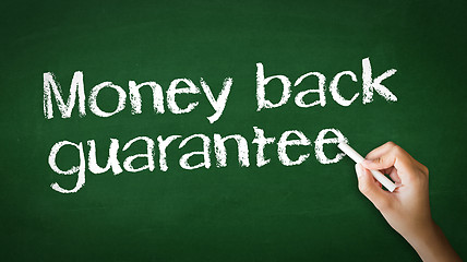 Image showing Money Back Guarantee Chalk Illustration