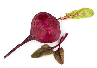 Image showing beetroot with leaves