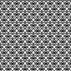 Image showing Seamless hearts pattern