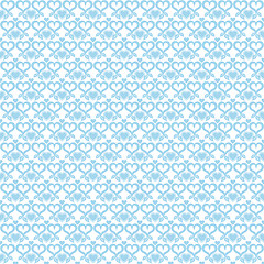 Image showing Seamless hearts pattern