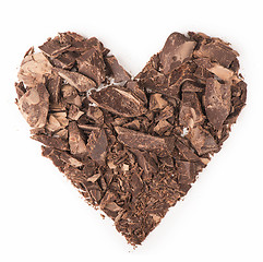 Image showing Chocolate heart