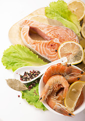 Image showing Fresh Raw Salmon