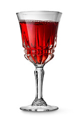 Image showing Glass red wine