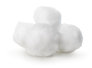 Image showing Balls of snow