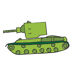 Image showing tank machine vector tanks military army war gun cartoon vehicle 