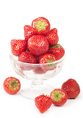 Image showing bowl with strawberries