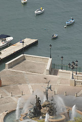 Image showing raices fountain san juan