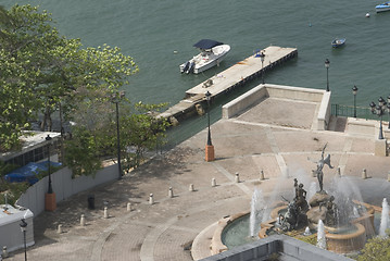 Image showing raices fountain san juan