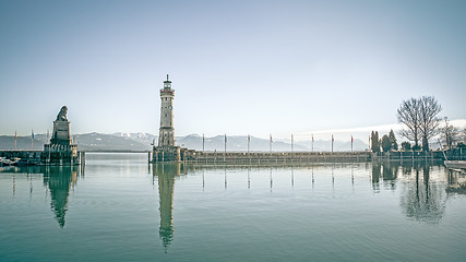 Image showing Lindau harbor