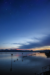 Image showing lake constance night