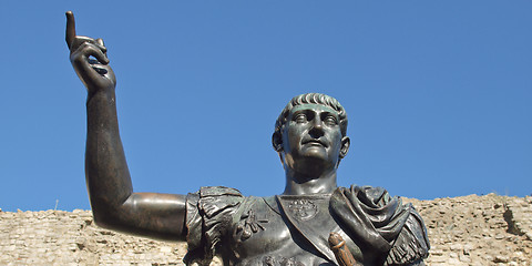 Image showing Emperor Trajan Statue