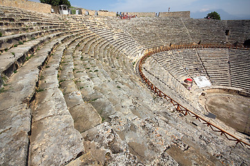 Image showing ancient amphitheater in Turkey 