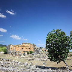 Image showing landscape with ancient ruins in Turkey