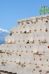 Image showing Hotel balconies