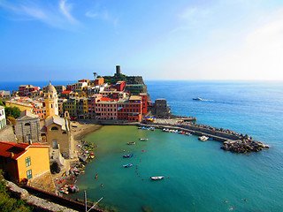 Image showing Village on Italian coast