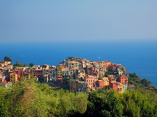 Image showing Village on Italian coast