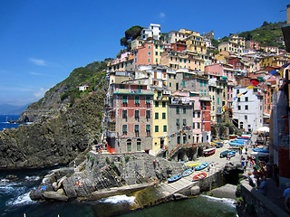 Image showing Village on Italian Coast