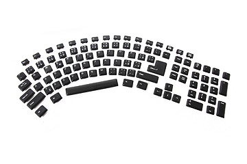 Image showing ergonomic keyboard 