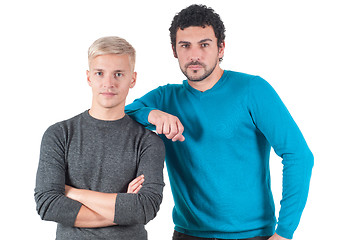 Image showing Two caucasian men