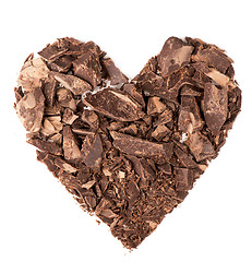 Image showing Chocolate heart