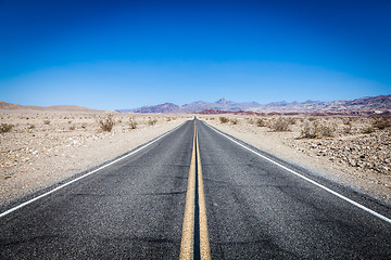 Image showing Road in the desert