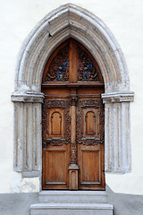 Image showing Medieval Building Entrance