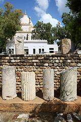 Image showing Ruins of Carthage in Tunis