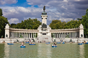 Image showing Buen Retiro in Madrid