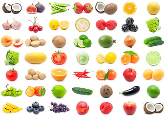 Image showing Fruits and Vegetables