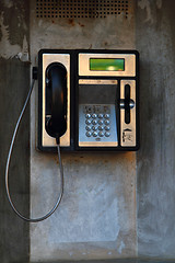 Image showing old phone machine