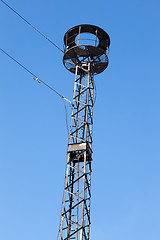 Image showing optical fiber communication tower 