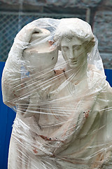 Image showing packed statue