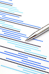 Image showing Gantt chart for financial project