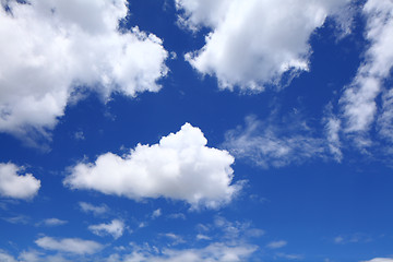 Image showing Sunny blue sky