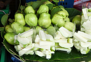 Image showing Guava fruit in food market