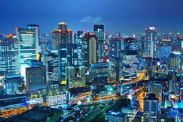 Image showing Osaka night