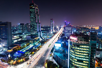 Image showing Gangnam district in Seoul