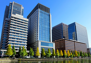 Image showing Tokyo financial district