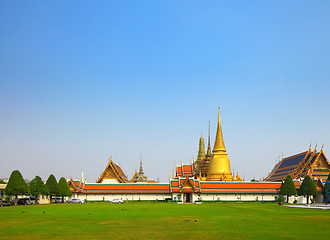 Image showing Wat pra kaew, Grand palace in Thailand