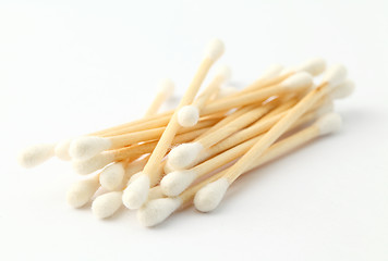 Image showing Cotton sticks